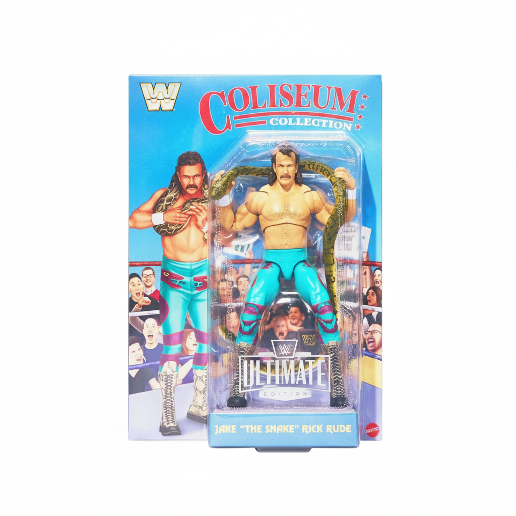 Jake The Snake & Rick Rude 2-Pack - White Background