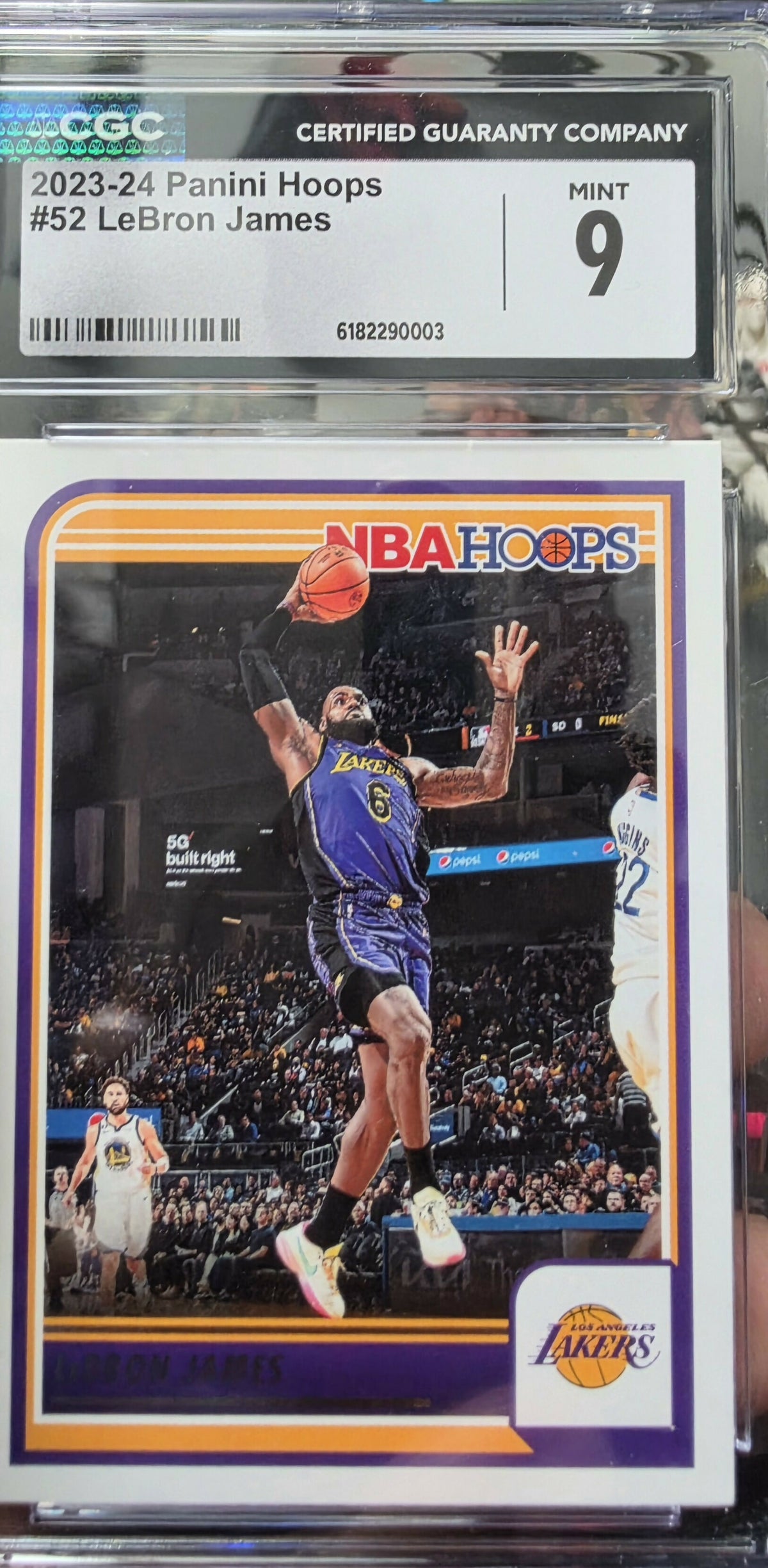 2023–24 Panini Hoops #52 LeBron James CGC 9 Mint