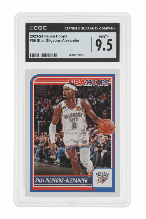 2023-24 Panini NBA Hoops Shai Gilgeous-Alexander CGC 9.5 - White Background
