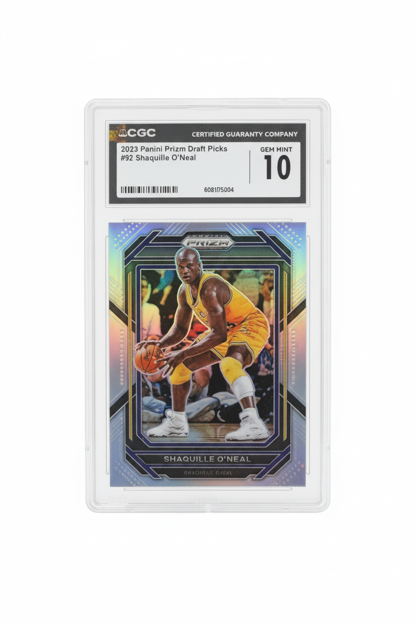 2023 Panini Prizm Shaquille O'Neal CGC 10 - White Background