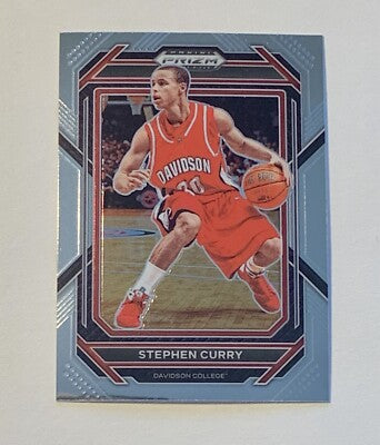 2023 Panini Prizm Draft Picks Stephen Curry #53 Davidson Wildcats Gem Mint 10