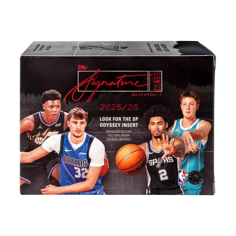 2025-26 Topps Signature Class Basketball Trading Cards Mega Box