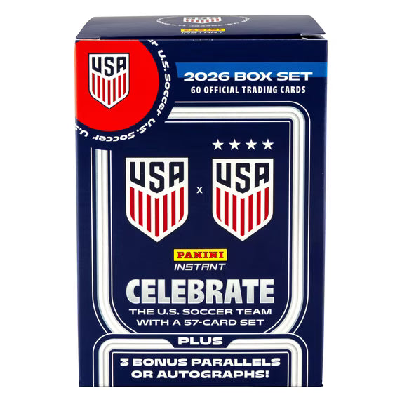 2026 Panini Instant US Men's and Women's Team Soccer Trading Card Box Set