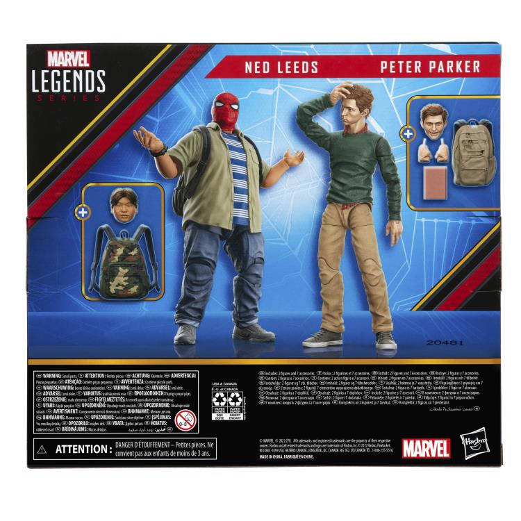 Marvel Legends Spider-Man: Homecoming - Peter Parker & Ned Leeds Two-Pack