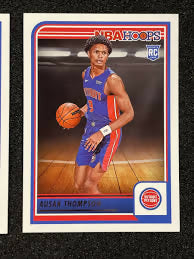 2023-24 Panini NBA Hoops Rookies Blue #255 Ausar Thompson trading card