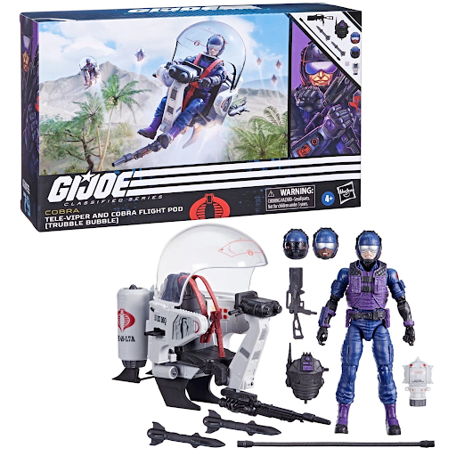 G.I. Joe Classified Tele-Viper Cobra Flight Pod Trouble Bubble #79 Trubble