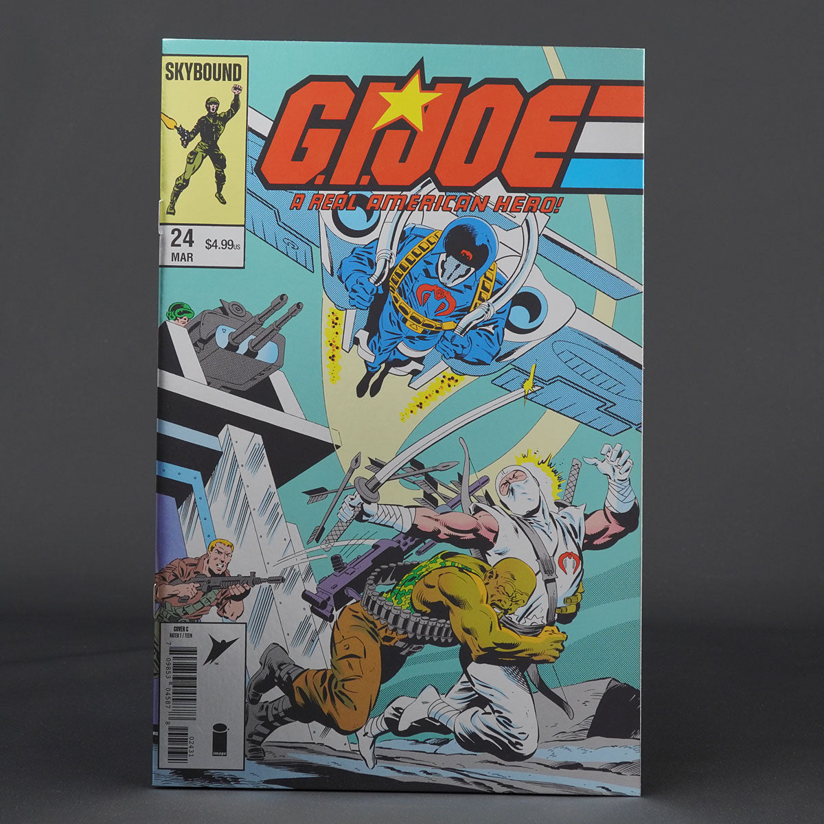 GI JOE A REAL AMERICAN HERO #24 HAMA FILES EDITION (comic)-$
