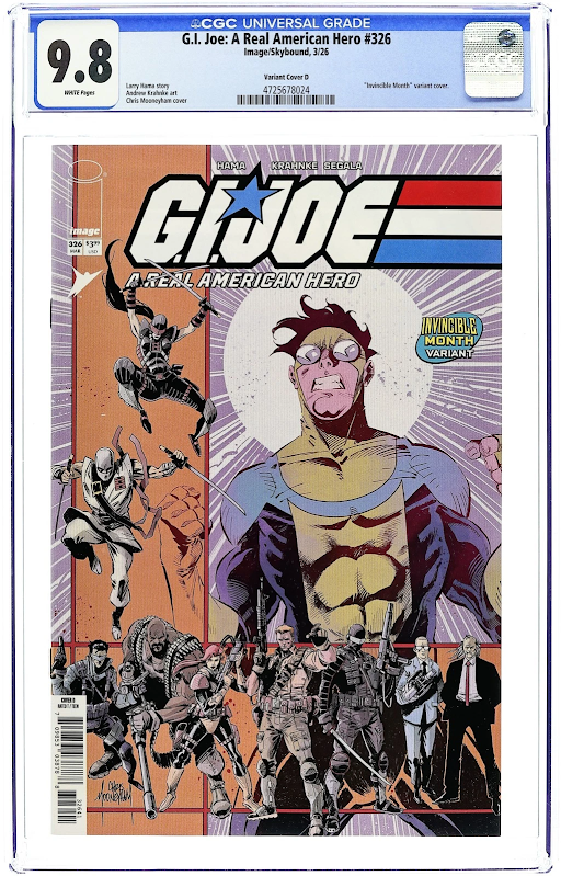 GI Joe A Real American Hero #326D CGC 9.8 2026 collectible