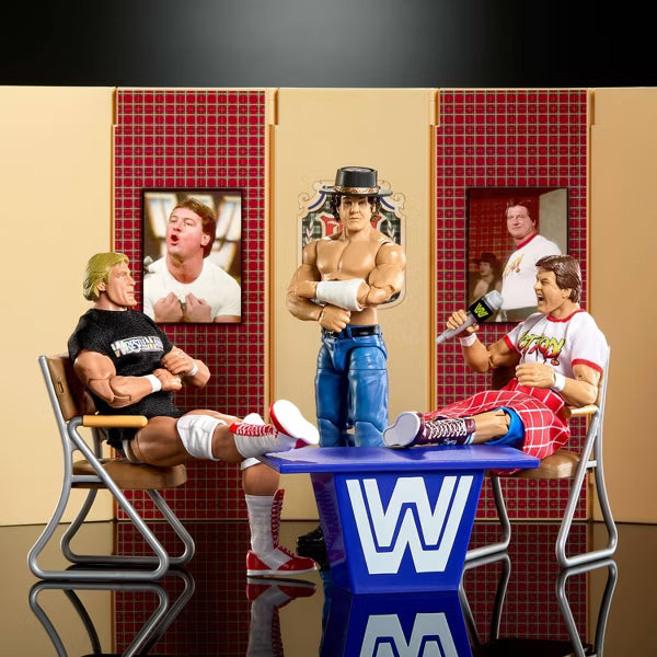 WWE Elite Collection Piper's Pit Interview Action Figure Set - 3pk