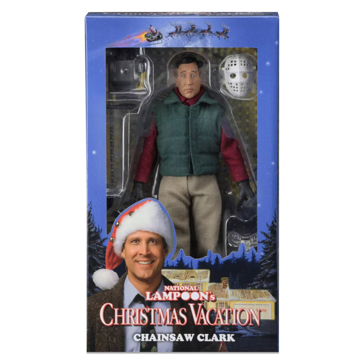 NECA National Lampoon's Christmas Vacation Chainsaw Clark 8" Clothed Figure