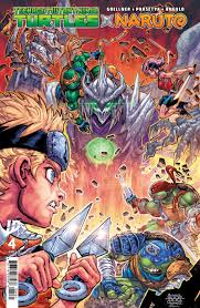 Rare Teenage Mutant Ninja Turtles X Naruto #4 Variant Ri collectible
