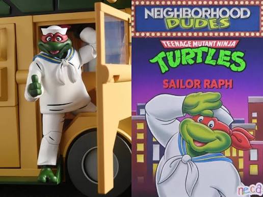 Teenage Mutant Ninja Turtles (1987 Cartoon) 7 Scale Action Figure - Sailor Raphael