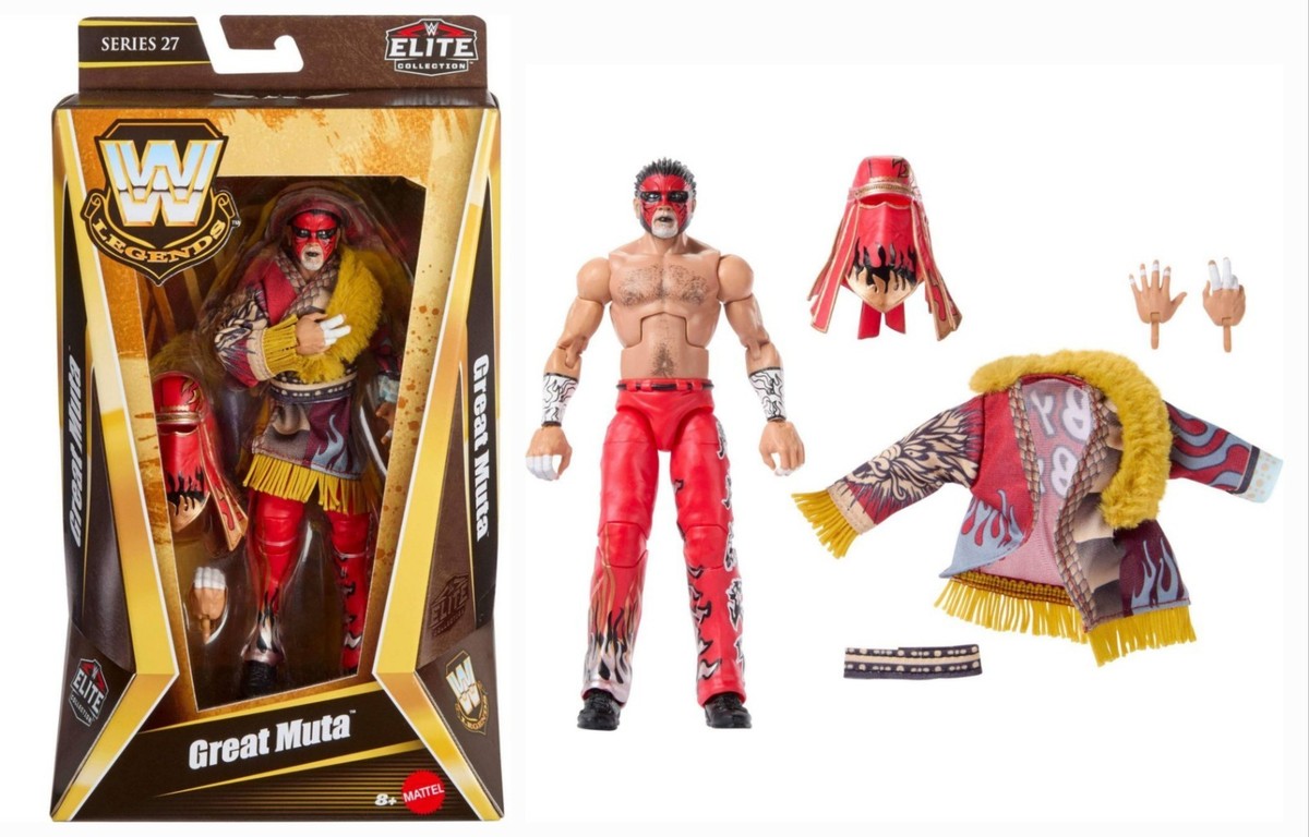 WWE Elite Legends THE GREAT MUTA Action Figure Series 27 by Mattel