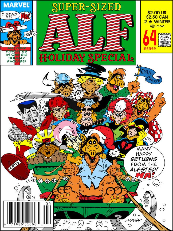 Super Sized 1989 Alf Holiday Special comic book