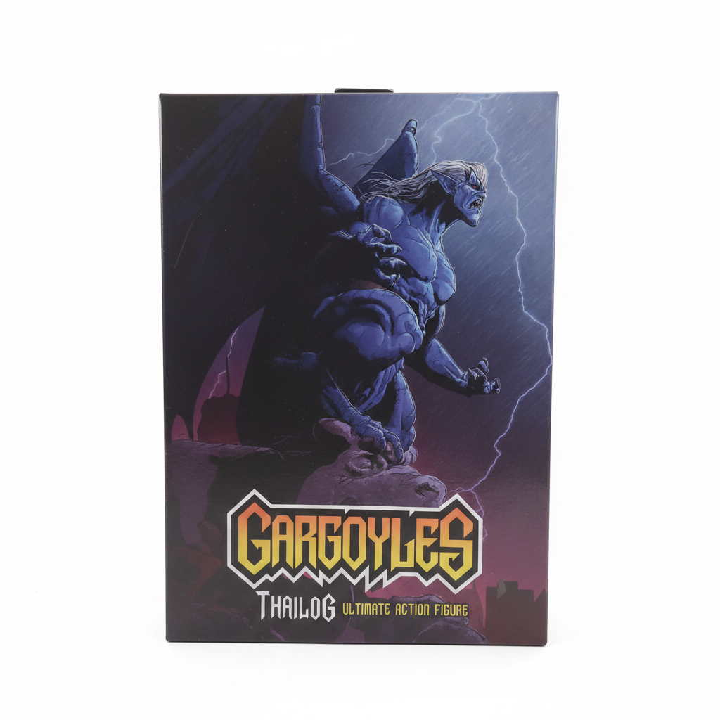 NECA Gargoyles Thailog Ultimate action figure in retail packaging on white background