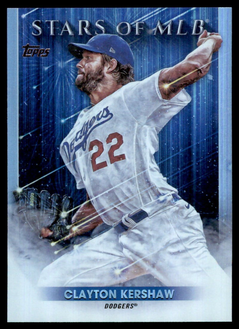 Clayton Kershaw Insert 2022 Topps Stars of MLB #SMLB28 Baseball Card