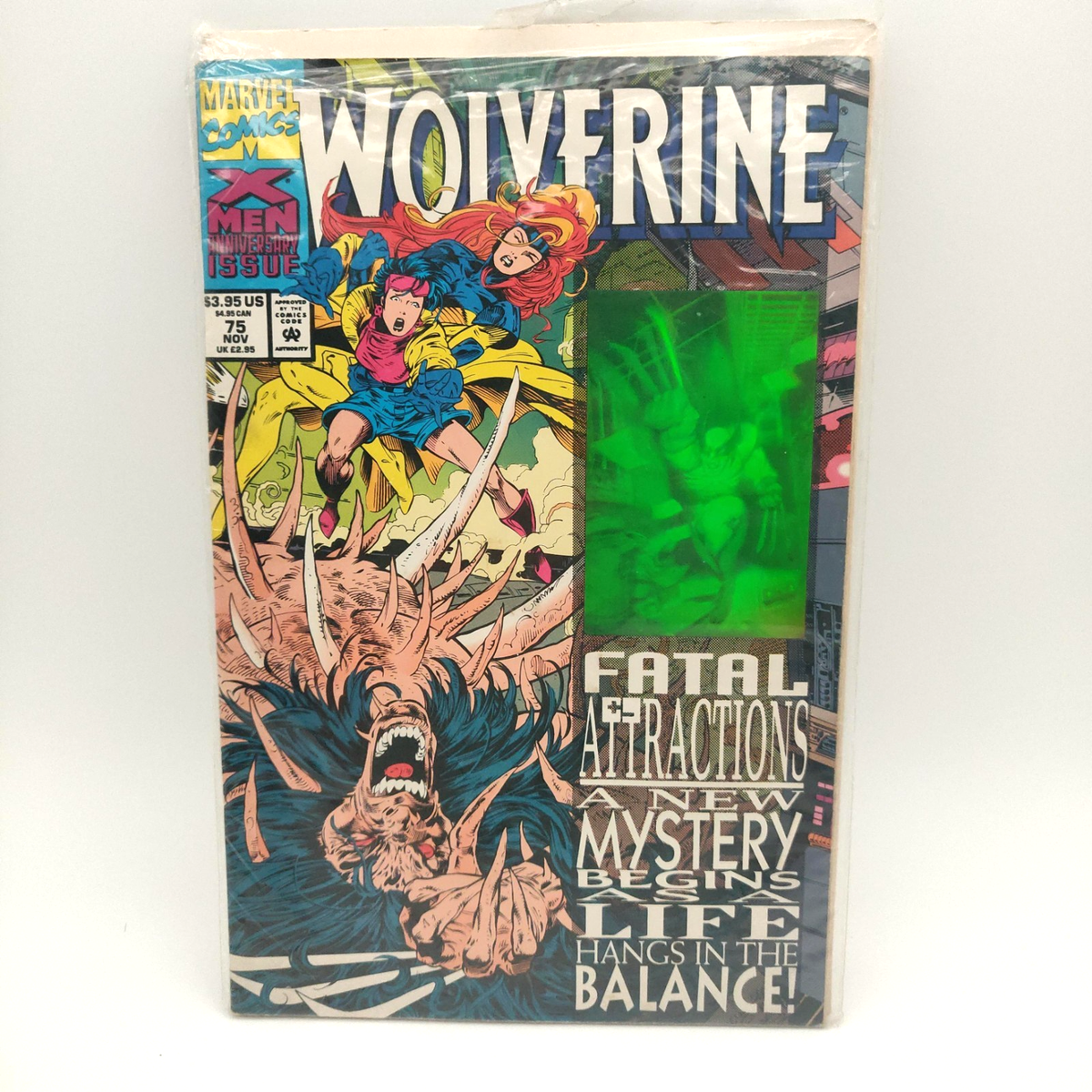 Wolverine #75 Hologram - X-Men Anniversary Issue - Marvel Comics 1993