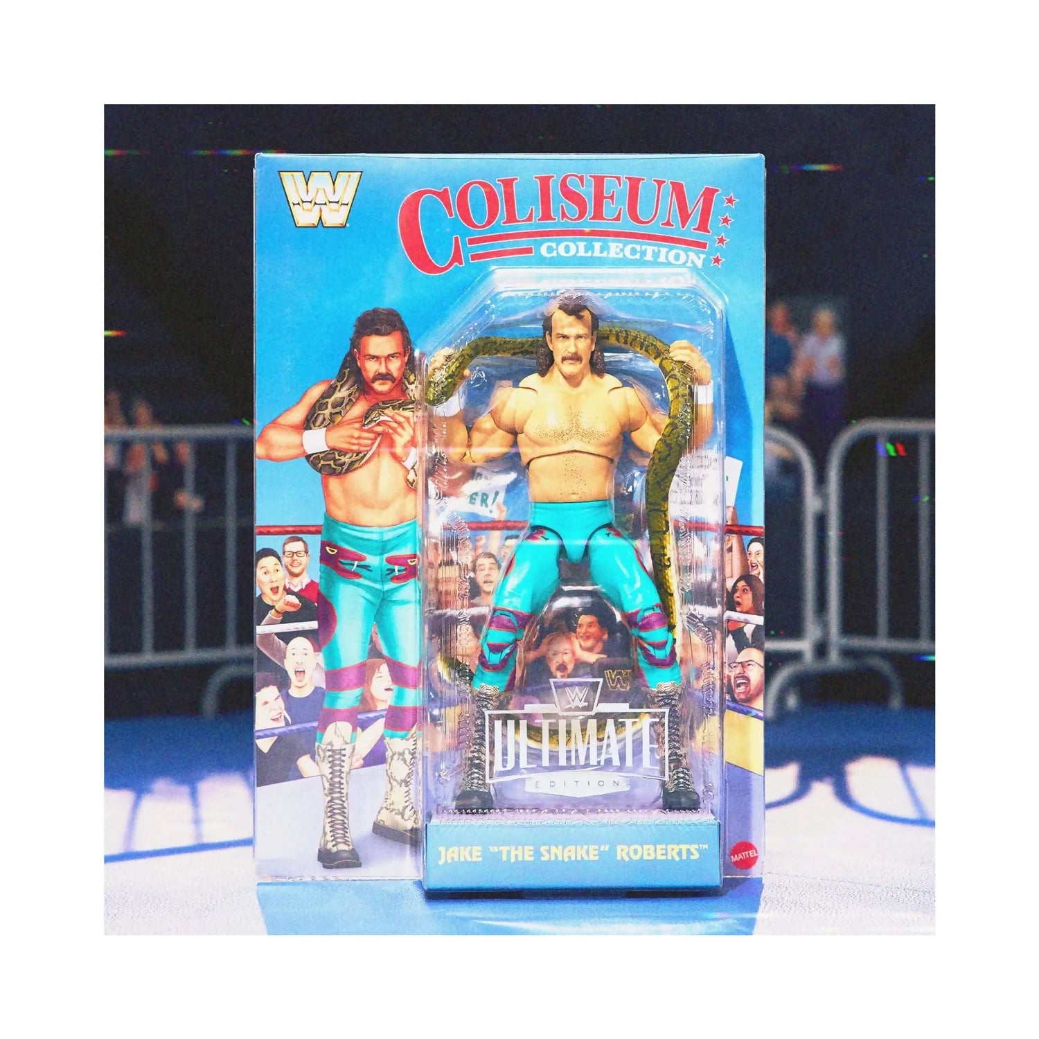 WWE Ultimate Edition Coliseum Collection Jake “The Snake” Roberts action figure